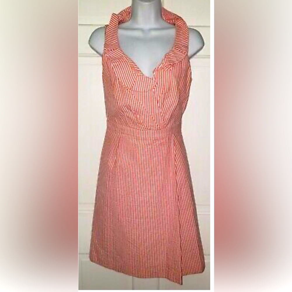 JCREW Seersucker Sleeveless Dress, Size 10